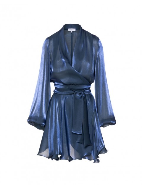 MIX AND MATCH Savina Royal Blue Dress Μπλε Φόρεμα